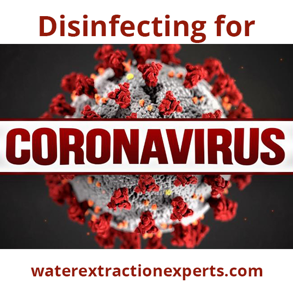 Disinfecting For Coronavirus