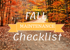 Fall Maintenance