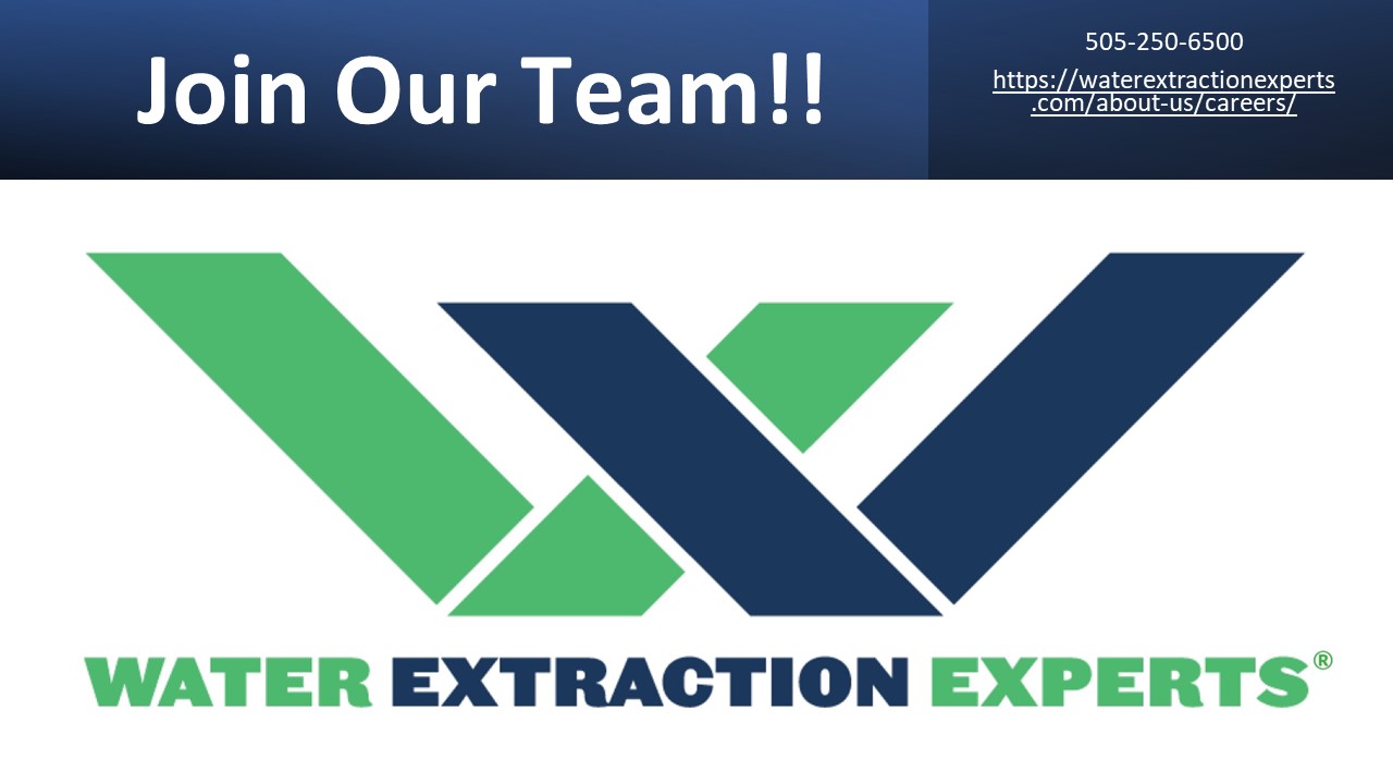 Join Our Team! Water Extraction Experts