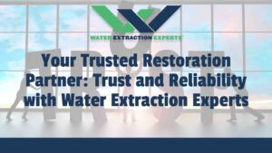 Your Trusted Restoration Partner: Trust and Reliability with Water Extraction Experts