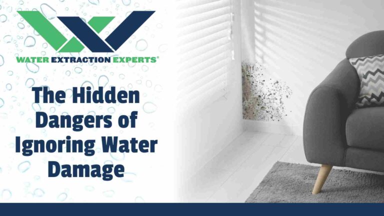The Hidden Dangers Of Ignoring Water Damage