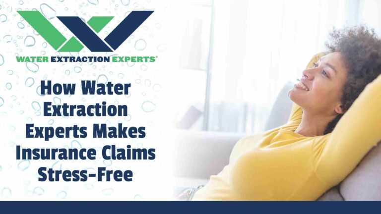 How Water Extraction Experts Makes Insurance Claims Stress Free